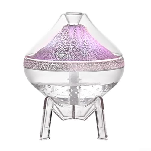 Umidificatore per camera da letto, umidificatori a nebbia fredda da 360 ml, prestazioni spray silenziose da 35 dB, 300 ml/h, spegnimento automatico a basso livello dell'acqua, per ufficio (bianco)