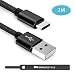 USB Type C Cable, 6amLifestyle 6.6FT USB C to A 3.0 Fast Charging Charger Cable for Nintendo Switch Samsung Galaxy S9 Note S8 Plus LG G5 Google Pixel Nexus 6P