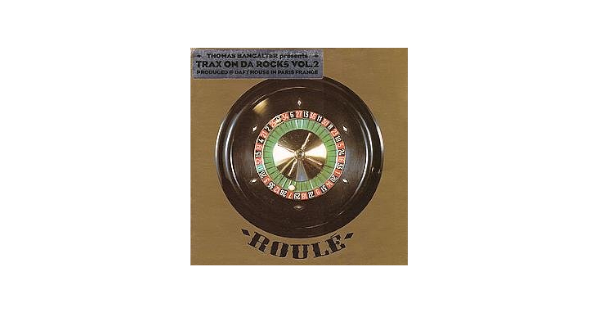 洋楽 THOMAS BANGALTER / TRAX ON DA ROCKS Thomas Bangalter ‎ Trax On Da Rocks 12'' Roulé 301 | eBay