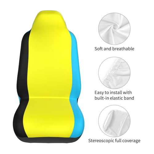 Protector universal de asiento de coche antideslizante de Buronga, 2 uds 6