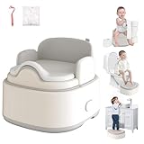 Toketa Baño Entrenador Niño y Niña 3 en 1,Bacinica para Niños, Bañito Entrenador con Cepillo de Limpieza y Bolsa de...