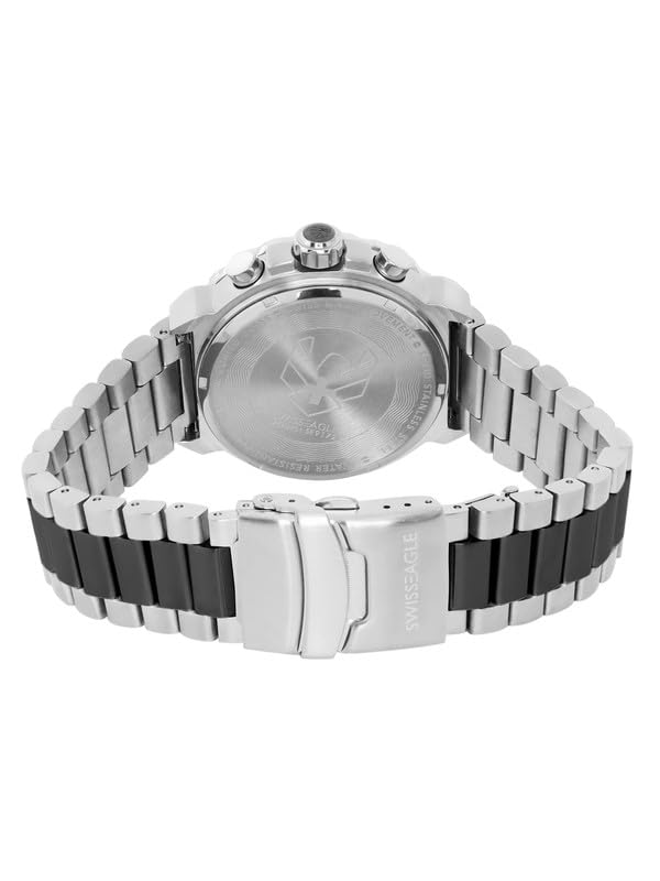 Image of Swiss Eagle Analog Stylish Watch for Men Water Resistant Fashion Watch Round Shape with 3 Hand Mechanism Wrist Watch to Compliment Your Look /Ideal Gift for Male