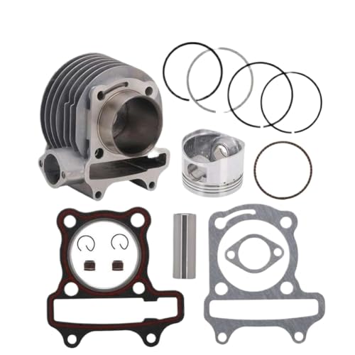 Cylindre moto 125cc avec kit piston 52.4mm et axe 15mm pour quad cyclomoteur GY6 150cc