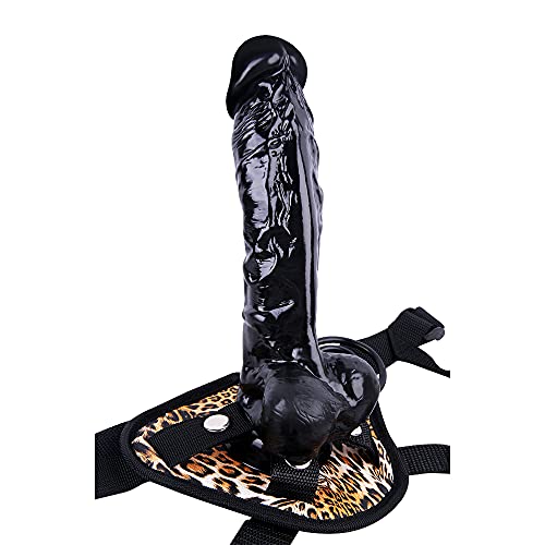 9.45 Inch Soft Smooth Toys Couples Adjustable Waist Large Size for Women Men Body Relaxing FGHU7KMV (Black)