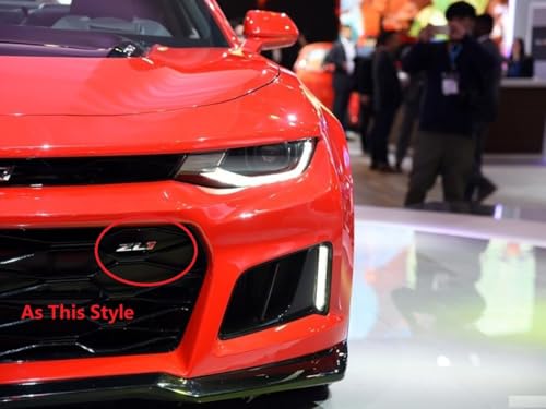 Image of 1PC Grille LT1 Emblem 3D Side Door Badge Sticker Letters Nameplate Compatible with 2017-2024 84534516 SS LT1 Black Red