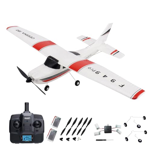 Park10 Toys RC Airplane F949pro RC Plane 1020 Motor 3CH 2.4GHZ EPP RC Plane for Adults CESSNA-182 3D6G Gyroscope RTF RC Glider Planes with 2 Batteries Replaceable Parts (2BSL)