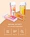 Waxfans Roll On Wax Roller (4 Packs) - Depilatory Hair Removal for Body, Legs, Arms - 3.53 Ounce Refills