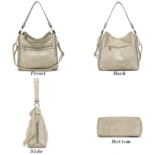 Image of Purses For Women Handbags And Wallet Set Large Hobo Crossbody Bag Ladies Purse Totes 4 PCS | And Wallet Set