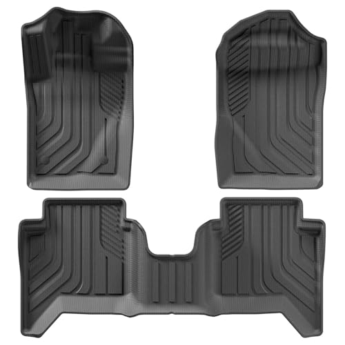 Tapis de sol voiture pour Ranger 2023 2024 toutes saisons en noir