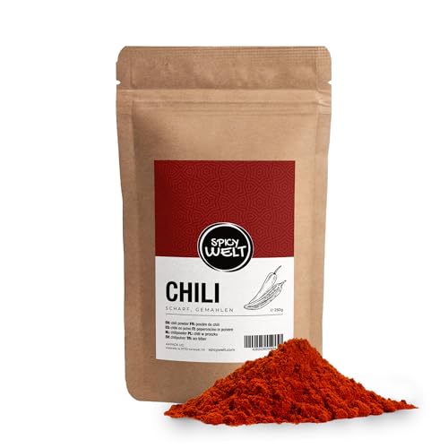 Spicy Welt Chile en Polvo (250g) - Chile Molido – para Sazonar Platos, Salsas y Adobos | Sabroso, Rojo y Versátil | 100% Natural & Sin Aditivos