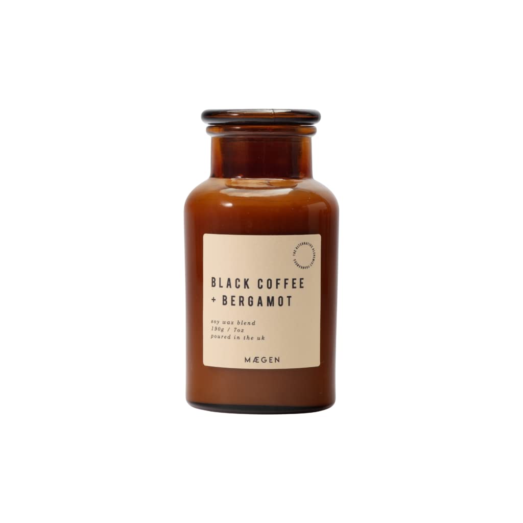 Maegen Alchemist 9oz Candle in a Jar - Black Coffee & Bergamot