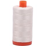 Aurifil Thread 2309 SILVER WHITE Cotton Mako 50wt Large Spool 1300m