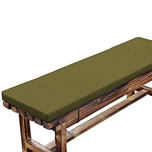 Cuscino impermeabile per panca da esterno per dondolo da 23 posti, 120 x 40 cm, cuscino per sedia lungo perfetto per il relax in giardino e in cortile