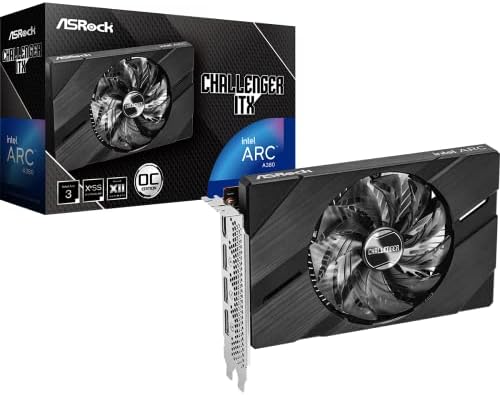 Asrock Challenger Intel Arc A380 Gddr6 6Gb Graphics Card - Pci_E_X16