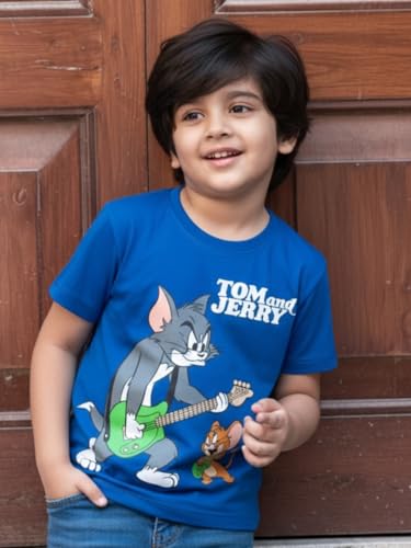 Image of Nap Chief Kids Printed Cotton T-Shirts - Official Cartoon Character Casual Wear T-Shirts for Boys & Girls