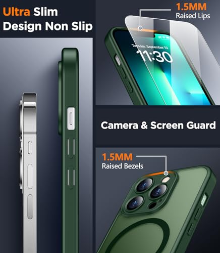 Coque iPhone 13 Pro magnétique SPIDERCASE avec 2 verres trempés - 3