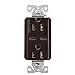Eaton TRUSBC15B-BOX USB-C Charger with Duplex Receptacle, Brown