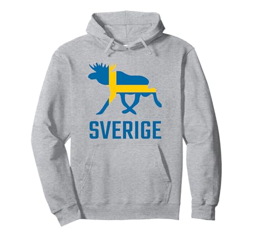 SVERIGE Elch für Skandinavien Fan im Schweden Urlaub Pullover Hoodie