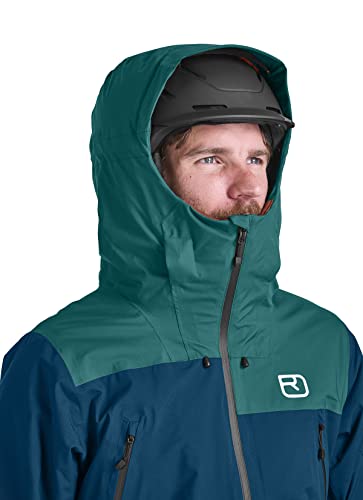 Image of Ortovox Men's 2L Swisswool Sedrun Jacket I Lightweight, Waterproof, 2-Layer High-Insulated Alpine Jacket for Freeride