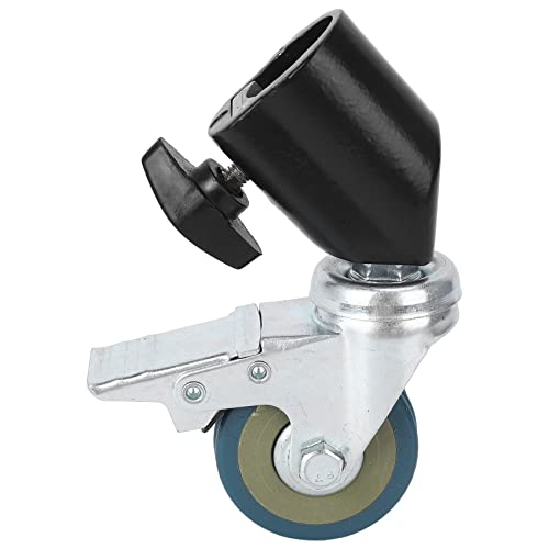 Jkjhbhged 3PCS 22mm Photo Studio Universal Caster Wheel Tripod Pulley Heavy Duty for Light Stands/Studio Boom, black, 322235