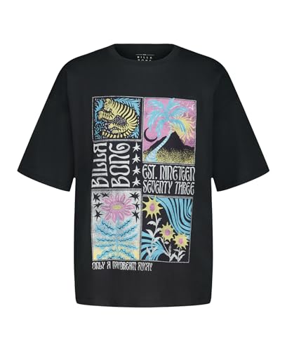 Image of Billabong Girls' Premium Short Sleeve Oversized Fit Graphic T-Shirt