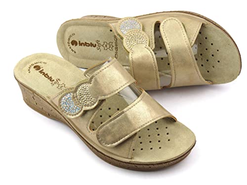 Inblu Ciabatte Doppia Fascia Regolabile a Strappo