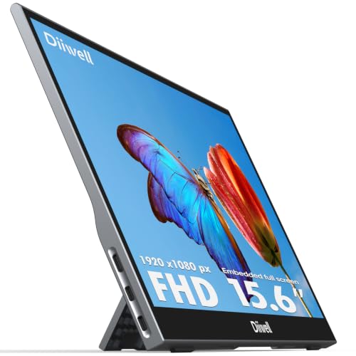 Image of Portable Monitor 15.6'' FHD 1080P -Gaming Ultra-Slim Portable Laptop Monitor with Kickstand & Speakers - IPS Display for PC, MAC, Phone, Xbox, PS5 - USB C & HDMI Connectivity（WokeView Neo）