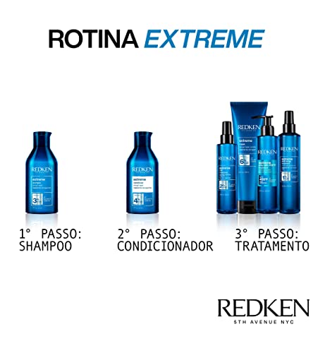 Redken Leave-in Extreme Play Safe | Protetor Térmico | Para todos os tipos de cabelo | Ajuda a reduz