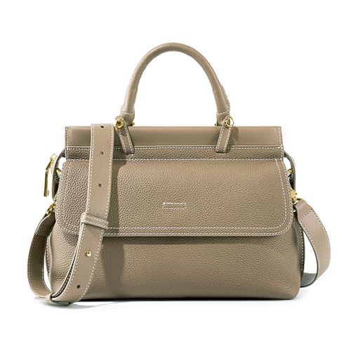 Genuine Leather Handbags for Women, Crossbody Handbags Large Capacity Shoulder Bags
