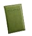 Passport Cover, Case, Holder for Travel, Animal Friendly Leather, 10 Colors - Green