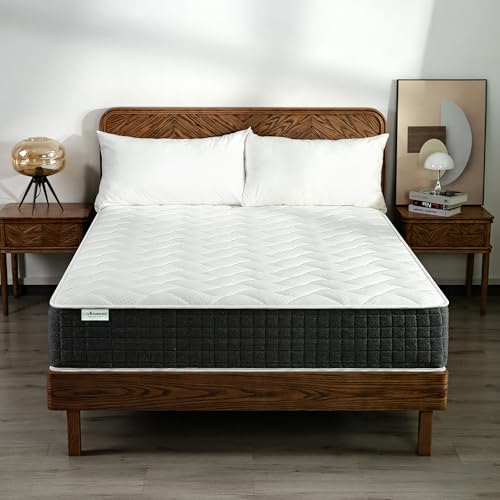 Life Balance Full Size Mattress 12 Inch, Spinal Alignment Mattress with Individual Pocket Coils for Kids, CertiPUR-US Certified, Made in USA Full Size Mattresses in a Box, Medium Feel, CE-12-F