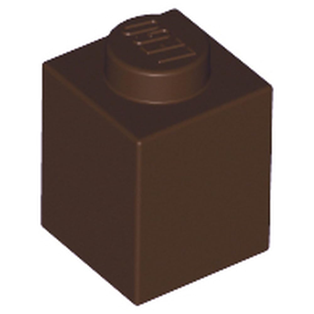 LEGO Building Brick 1x1, Part 3005, Part 3005, Choose Your Colour (Dark Brown, 10, Bricks)