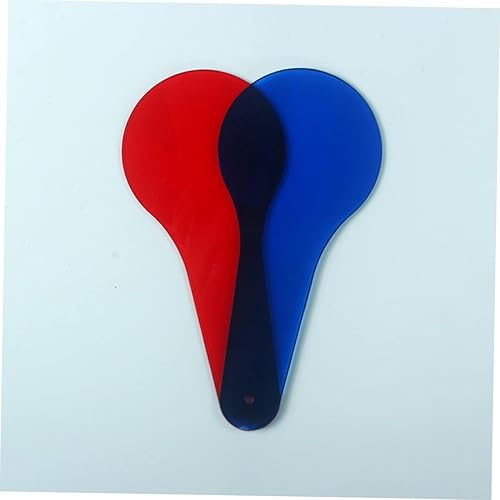 Miniatura 5 de Paletas de mezcla de color, 48 unidades, paletas de subasta de película translúcida de color, aprender, habilidades motoras finas, tableros de