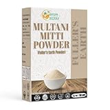 Multani Mitti Earth Clay (Bentonite & Kaolin), 100% Natural Indian Healing Clay Mask for Skin Care, Natural Deep Cleansing, Pure Grade Facial Mask, Calcium & Sodium Clay, 5.3 oz