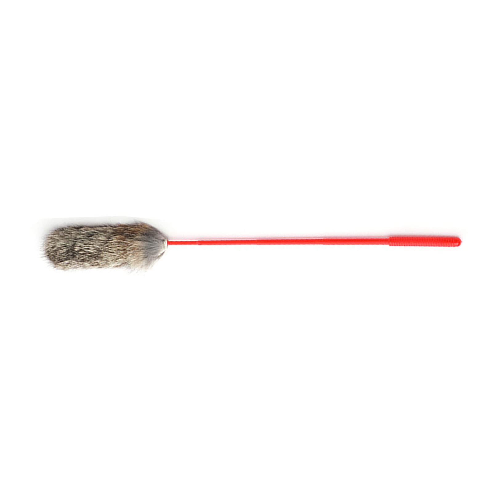 BROLEO Cat Toy Wand Plush, Plush Cat Teaser Wand Hand Crafted for Home (Gray) - Image 3