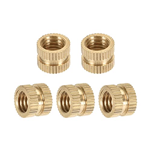 DTGN M8x8x10mm(ID x L x OD) ���[���b�g�}���i�b�g - 5���� - �v���X�`�b�N���V�F�� - �^�J���X�˂��X���[�u �C���T�[�g�i�b�g