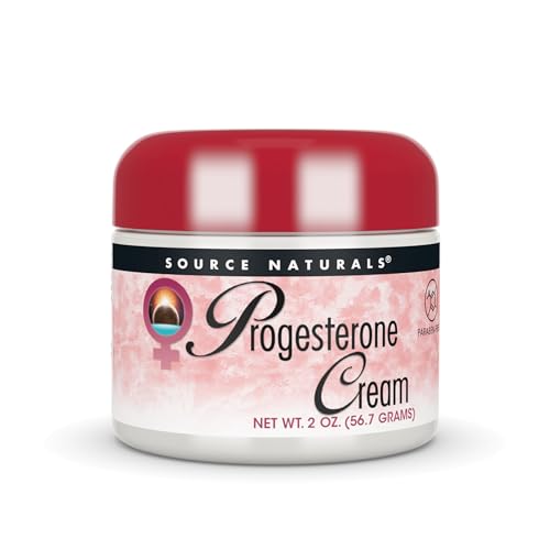 Source Naturals Progesterone Cream - Women's Health Support - High Purity, Paraben Free - 2 Ounce...