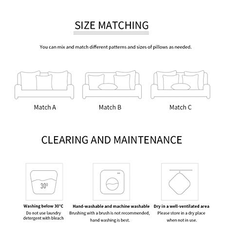 Jiankun Wheel Of Emotions Decorative Pillow With Inserts Cotton Linen Blend Square Zippered Throw Pillow For Couch Sofa Bed Home 20X20 Inch Set Of 2 #TOP6