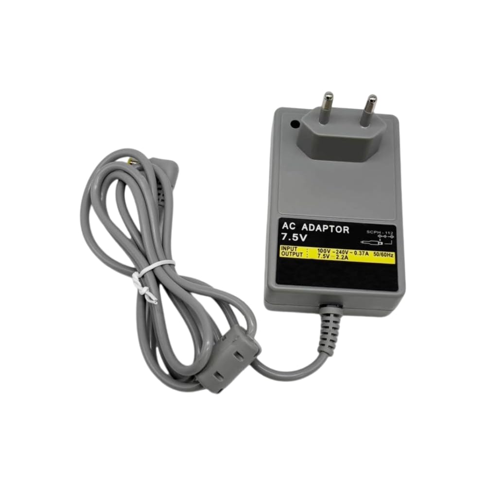 Adaptador de CA de Fuente de Alimentación EU Enchufe Compatible para PS1