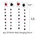 ELOPELY Casino Theme Party Decorations, Game Night Party Magic Birthday Party Decorations, Magic Banner for Las Vegas Theme Party Decor (Black, Red)