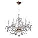 Produktbild MW-Light 367012606 Klassischer Kristall Kronleuchter 6 Armig Gold Wohnzimmer