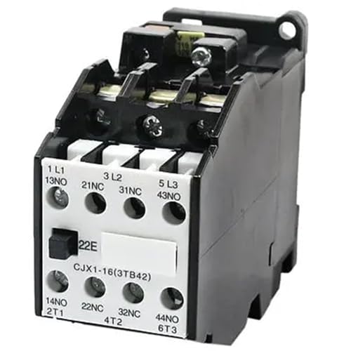 Evita fallos eléctricos con el contactor de CA CJX1-16 trifásico de tornillo