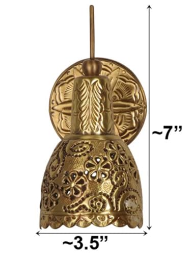 Image of Single Brass Spot Light Wall Sconce with Brasss Material for Decorative Living Room Wall Ceiling Lamp Balcony Decor and Home (Free Bulb)