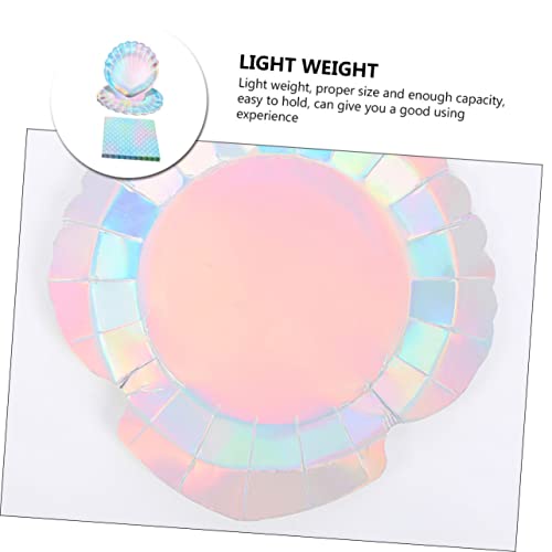 UPKOCH 5 Conjuntos De Concha De Prato De Papel Shell