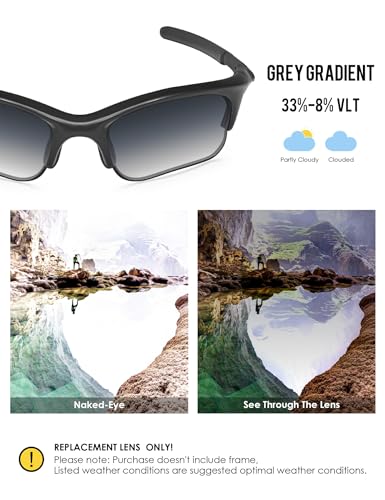 Image of BLAZERBUCK Replacement Lenses & Sock Kit for Oakley Half Jacket XLJ /Half Jacket XLJ Asian Fit Sunglass