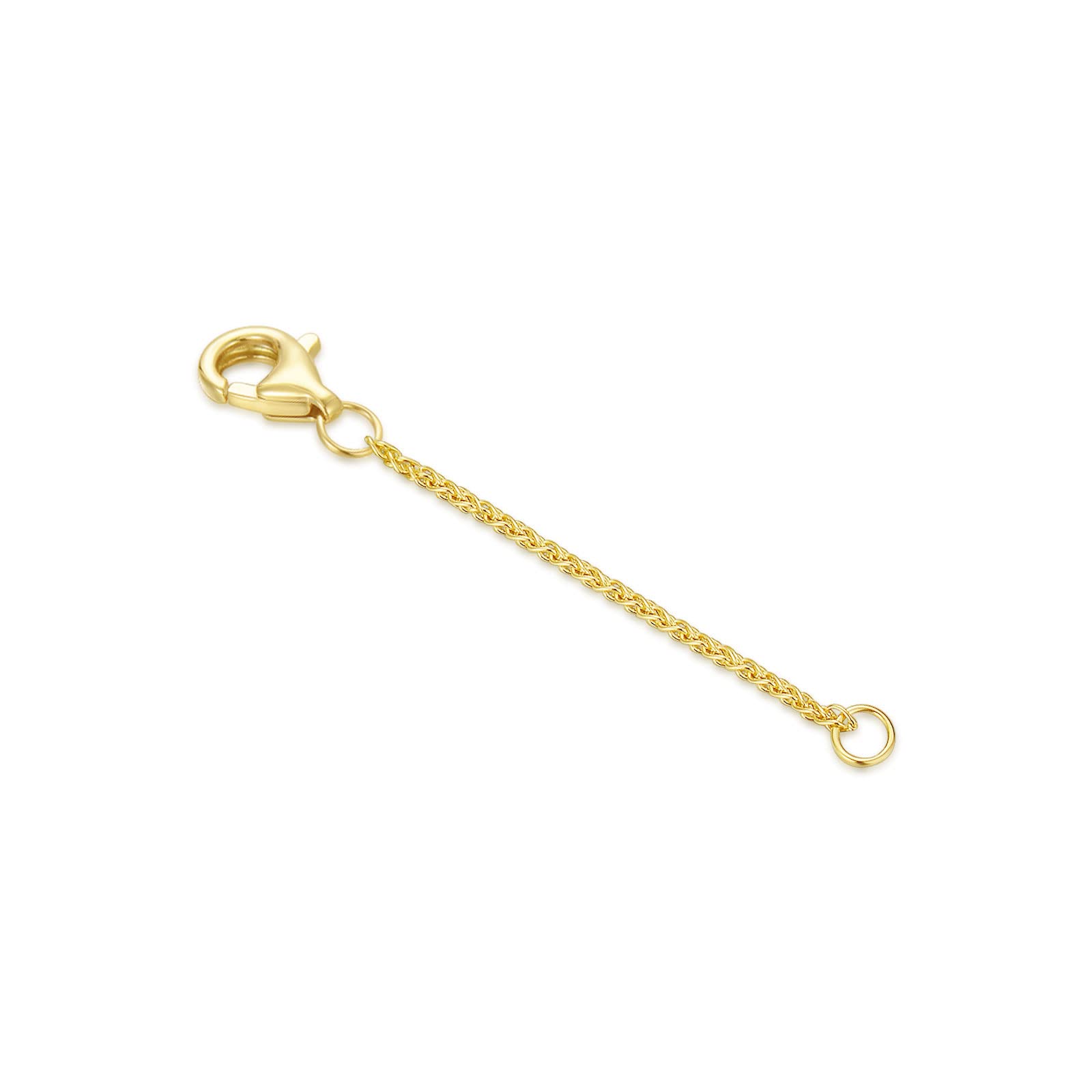 10k 14k Real Gold 1"/1.5"/2"/2.5"/3"/4"/5" Necklace Extender, Necklace Bracelet Extender Chain, Durable Gold Extender Chain, Adjustable Extension Chain for Necklace Bracelet Anklet