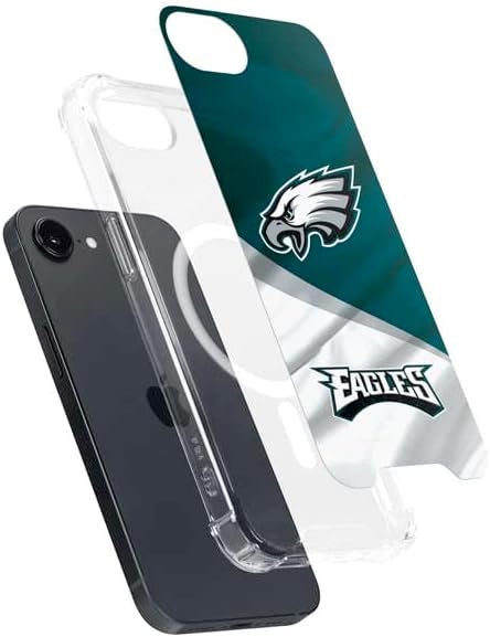 Skinit Phone Case Compatible with MagSafe iPhone 16e - Officially Licensed NFL Philadelphia Eagles Design