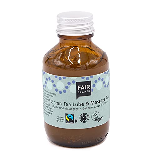 FAIR SQUARED Lube & Massage Gel Green Tea 100 ml - Cosmética natural vegana - Zero Waste