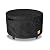 UNARK Fire Pit Cover Round 50 inch,Waterproof 600D Heavy Duty Patio Fire Pit Cover,Outdoor Round Gas Fire Pit/Table Cover,50” Dia X 24”H,Black