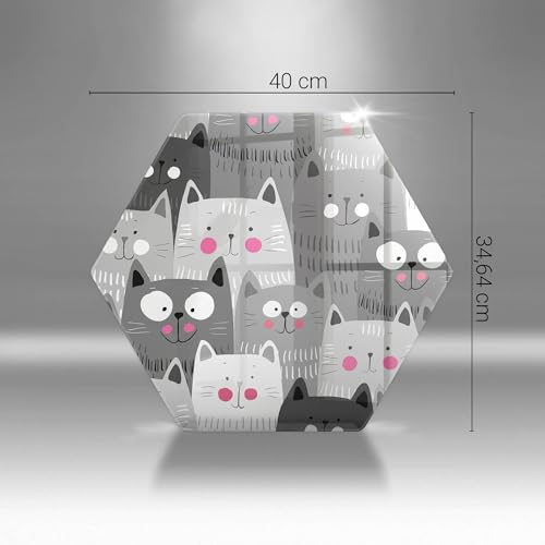 Plaque induction protection design Wallfluent - Accessoire de cuisson premium chat - 7